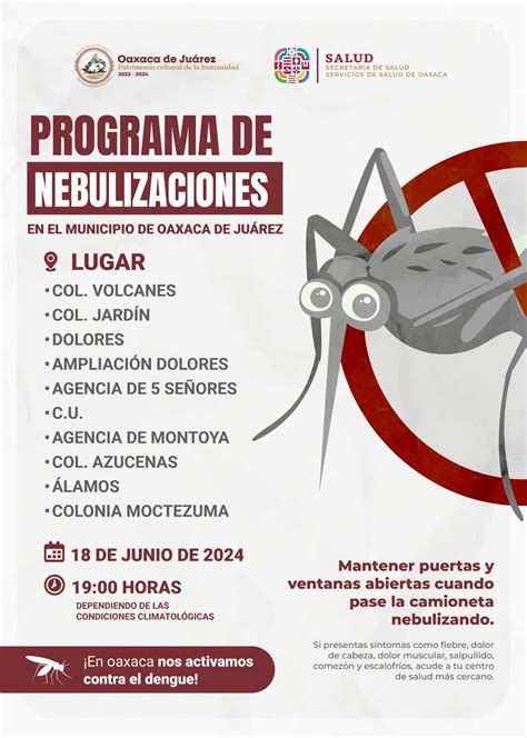 Contin A Nebulizaci N En Colonias Con Mayor Incidencia De Dengue