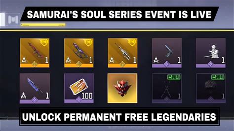 Unlock Permanent Free Legendaries In Samurai S Soul Series Event Draw