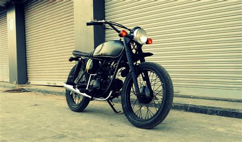 Hero Honda 100 Cc Custom Bike By Ayas Custom Motorcycle Front Three Quarter