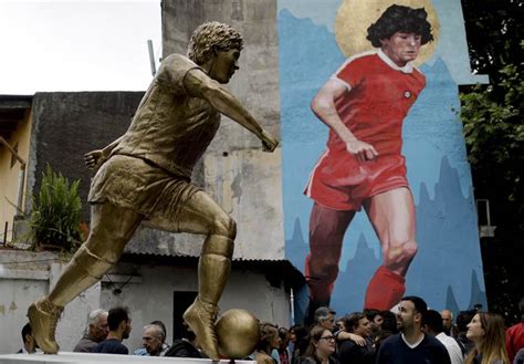 Argentina’s capital unveils its first Diego Maradona statue | Football ...