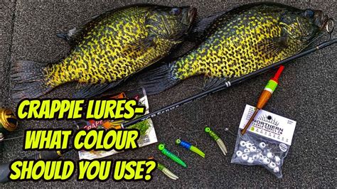 Crappie Lure S Which Colours Should You Use Youtube