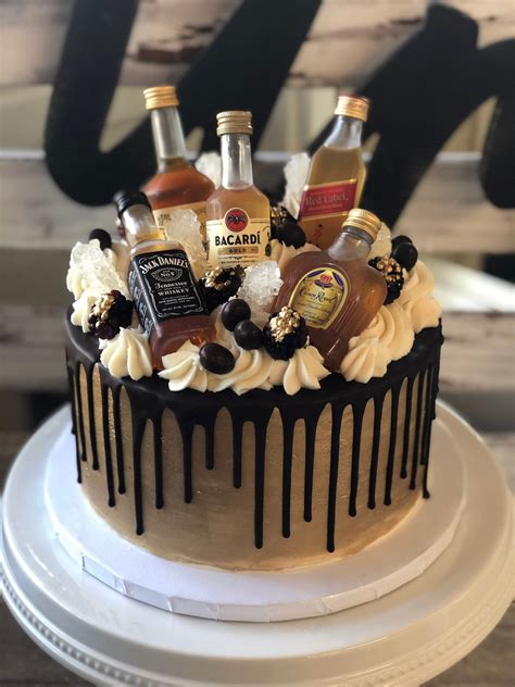 Oreo Drip Cake With Miniature Alcohol Bottles Cake Cake 51 Off