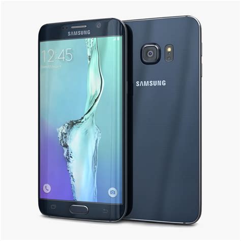 Samsung Galaxy S6 Edge Zafiro Negro Modelo 3d 49 3ds C4d Fbx Obj Max Free3d