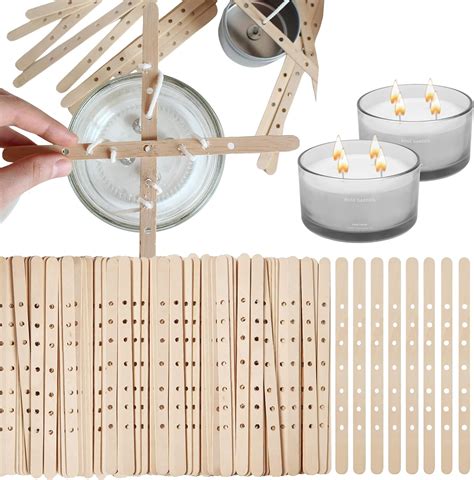 Amazon 100PCS Candle Wick Holders For Candle Making 7 Inch Candle