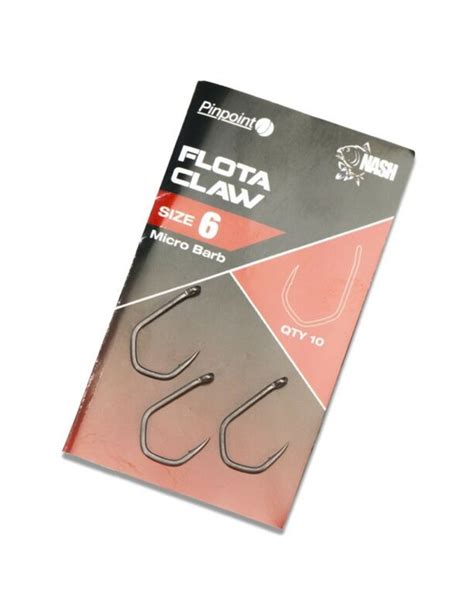 Nash Pinpoint Flota Claw Size Micro Barbed