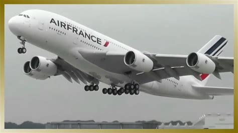 Air France Airbus A380 Takeoff And Landing Youtube