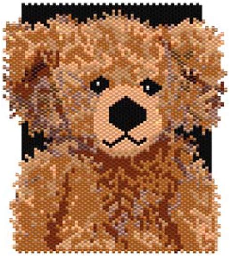 Teddy Bear Bead Patterns Teddy Bear Seed Bead Patterns Bead Weaving Patterns