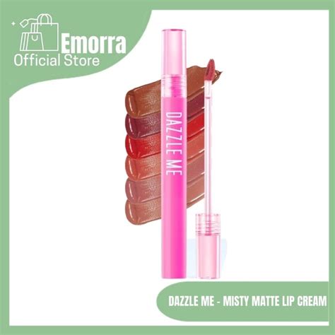 Jual DAZZLE ME Misty Matte Lip Cream Silky Kiss Lip Matte Shopee