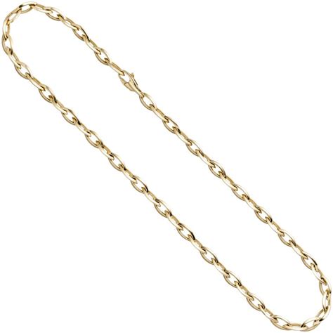 JOBO Halskette Kette 585 Gelbgold 45 Cm Goldkette Karabiner