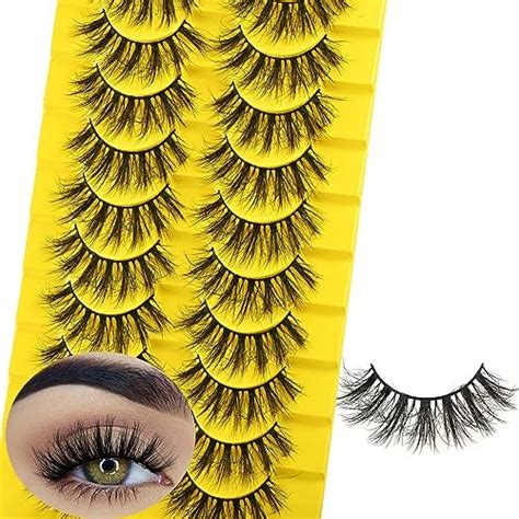 Amazon Qunety Cat Eye Lashes Wispy False Eyelashes Natural Lashes