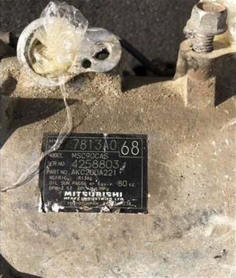 Компрессор кондиционера митсубиси лансер 10, 2.0 Вся Россия ...