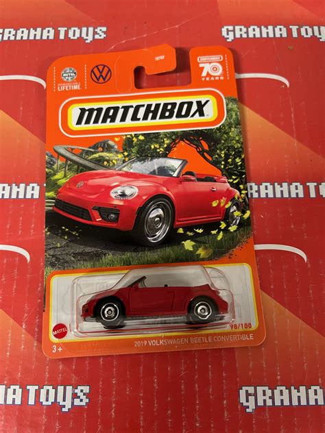 Volkswagen Beetle Convertible Matchbox Case P Grana Toys