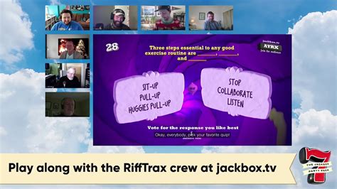 Jackbox Games And Rifftrax Play Quiplash Follow Twitch Tv Rifftrax