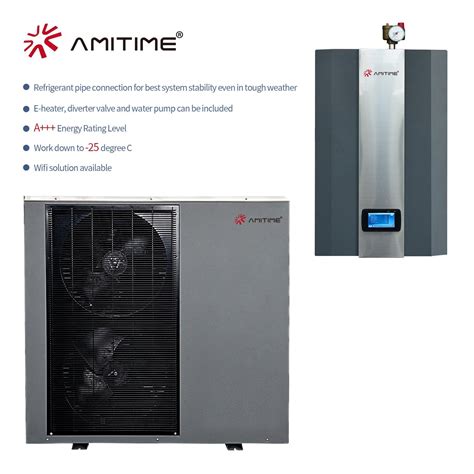 19kW Amitime Carton Box And Wooden Pallet Heat Pump System Air To Water