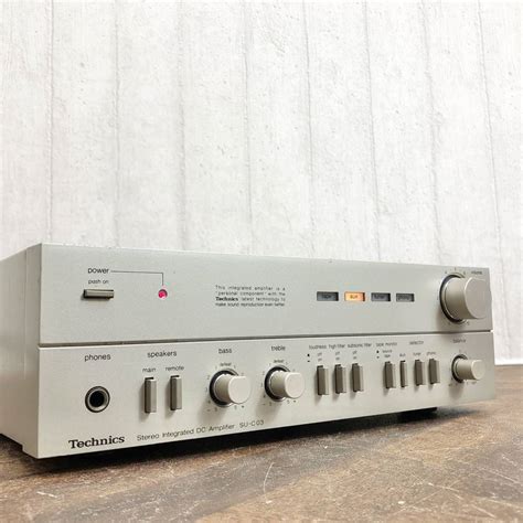 【傷や汚れあり】technics テクニクス Su C03 プリメインアンプ コンサイスコンポ 音出し確認済 菊hgの落札情報詳細