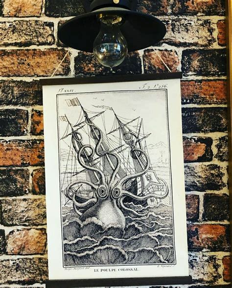 Kraken wall art | Snug room, Wall art, Art