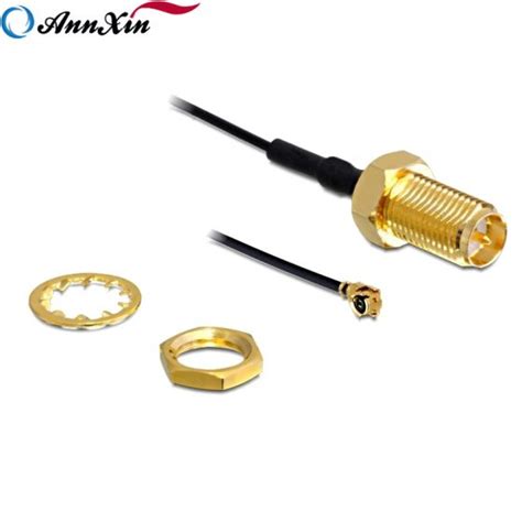 Rp Sma Female Bulkhead To Ipex Ufl Rf 113 Pigtail Coaxial Cable