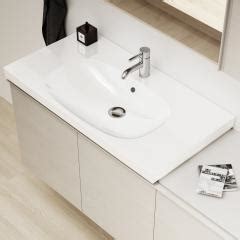 Geberit Acanto Lavabo Lavabo Blanc KeraTect 1 Trou De Robinet