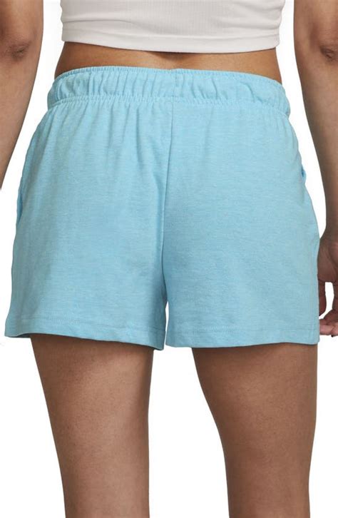 Nike Womens Sportswear Gym Vintage Shorts In Blue Modesens