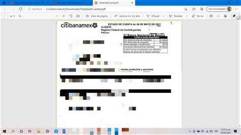 Descarga Estado De Cuenta Bancario Citibanamex Youtube