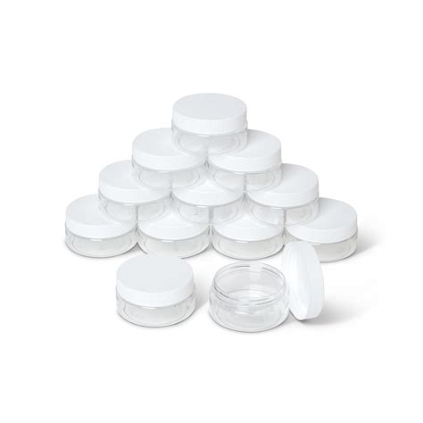 Amazon MHO Containers Clear Refillable PET Containers White