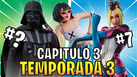 Top Temporada 3 Capitulo 3 Ordenadas De Peor A Mejor Fortnite Ranking