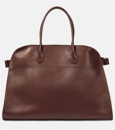 The Row Margaux 17 Leather Tote Bag The Row