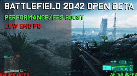 How To Boost Performance Fps In Battlefield 2042 For Low End Pc Youtube