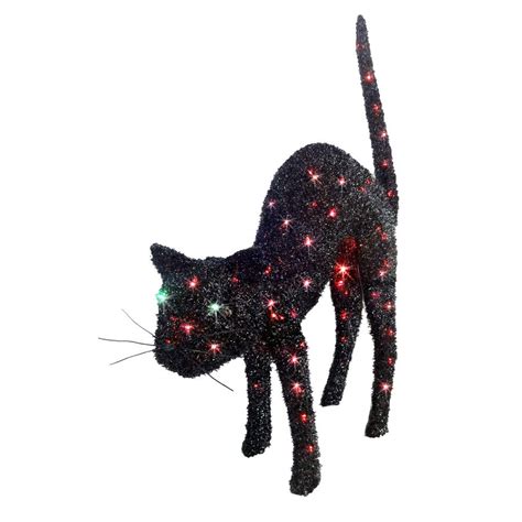 Holiday Living 3 1 Ft Animated Halloween Cat With Multicolor