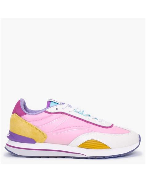 HOFF Art Tiger Multicoloured Leather Trainers In Pink Lyst