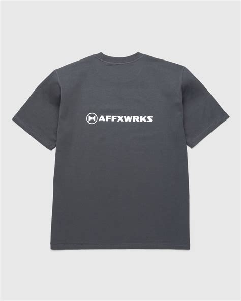 Affxwrks Affxwrks T Shirt Washed Black Highsnobiety Shop