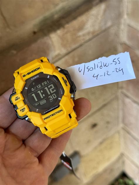 [WTS] Casio G Shock Rangeman Yellow GPRH1000-9 LNIB $365!! : r/Gshockexchange