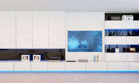 Parete Tv Idee Di Design Moderno E Minimal Mondodesign It Idee