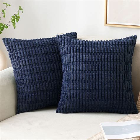 Amazon Miulee Pack Of Corduroy Decorative Throw Pillow Covers