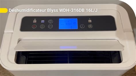 Avis Consommateur Déshumidificateur Blyss WDH 316DB 16L J Castorama