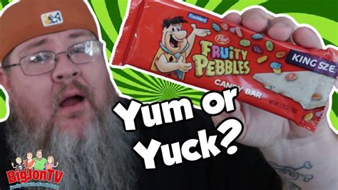 Fruity Pebbles Candy Bar Taste Test Tuesday Youtube