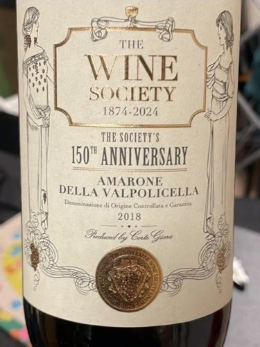 The Wine Society The Society S Th Anniversary Amarone Della