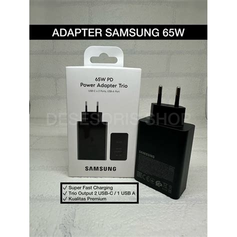 Charger Samsung W Pd Power Adapter Trio Super Fast Charging W