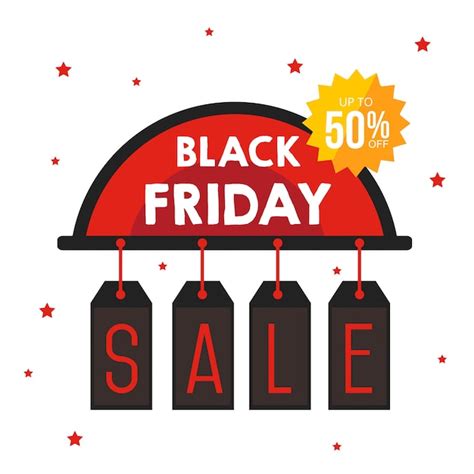 Premium Vector Black Friday Banner Illustration