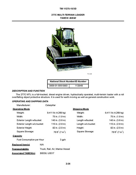 (U//FOUO) USMC Engineer Equipment Technical Characteristics Manual ...