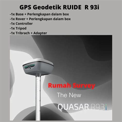 Jual GPS GEODETIK RUIDE R93i GPS RTK GNSS RUIDE R 93i Shopee Indonesia