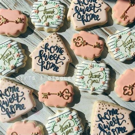 Home Sweet Home Cookies Sifts And Giggles Birthday Cookies Cookies