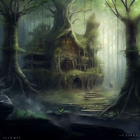 Hollow in the Forest in 2023 | Fantasy landscape, Fantasy lovers, Fairy cartoon