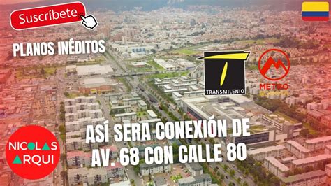 Así será Conexión Peatonal entre Nueva Troncal de TransMilenio Avenida