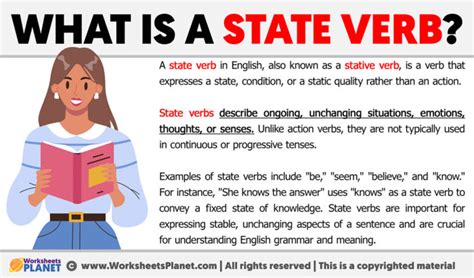 What Is A State Verb Definition Of Stative Verbs