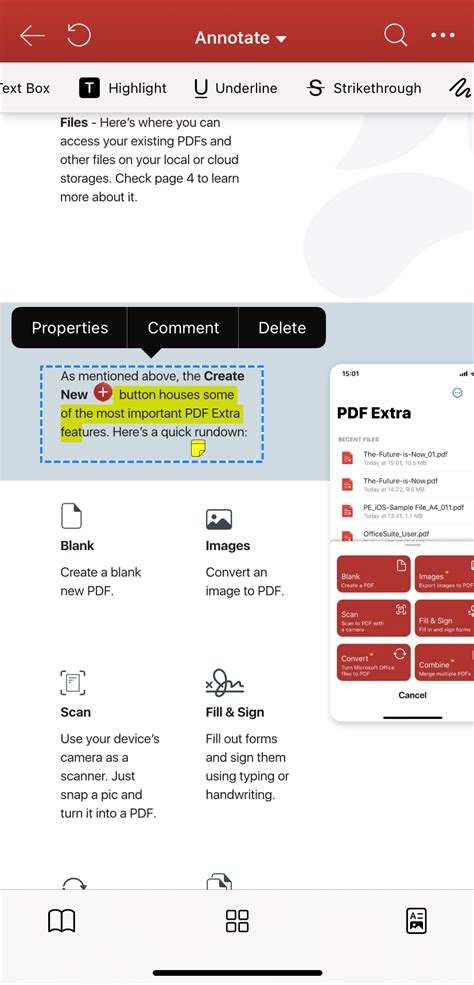 How To Highlight Strikethrough And Underline Pdf Text On Ios