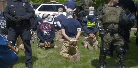 Patriot Front Members Arrested On Way To Target Pride Event