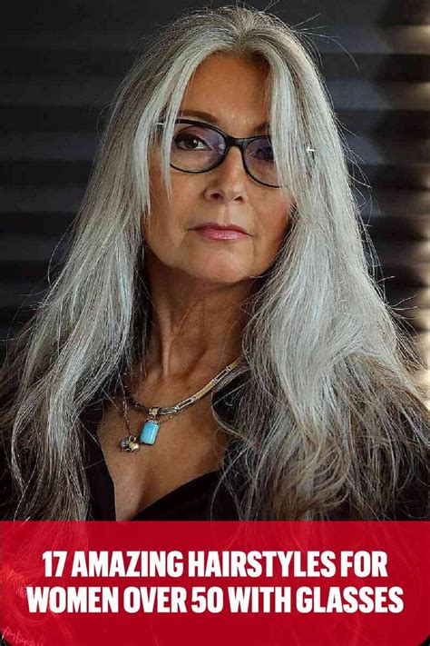 36 Flattering Hairstyle Ideas For Women In Their 50s With Glasses