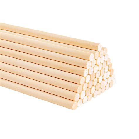 Buy Pcs Dowel Rods Wood Sticks Wooden Dowel Rods X Inch