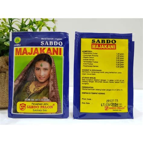 Jual Jamu Serbuk Sabdo Majakani Sabdo Palon Isi Sachet Shopee